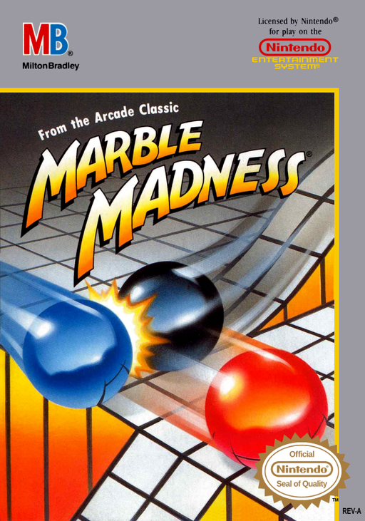 Marble Madness (USA) box art